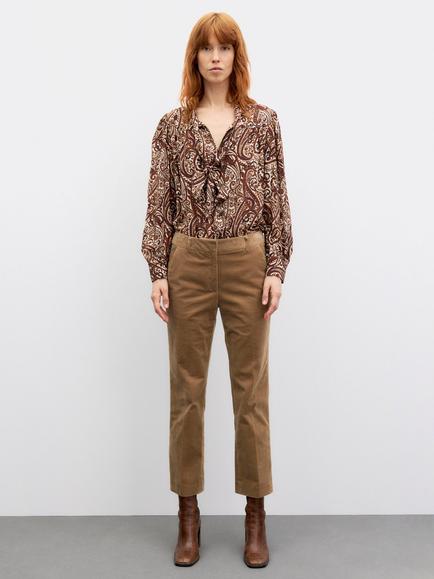 Gerard Darel Mysa Slim Leg Trousers, Straw - view 2, Straw