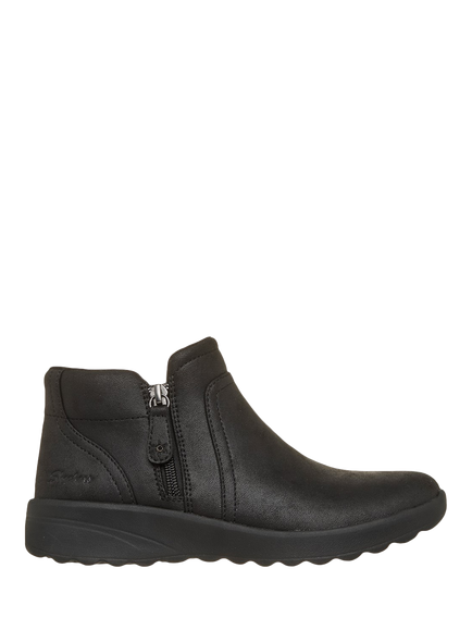 Skechers Lovely Vibe Forever Mine Ankle Boots, Black