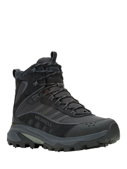 Merrell Moab Speed 2 Thermo Mid Waterproof Boots, Black - view 2, Black