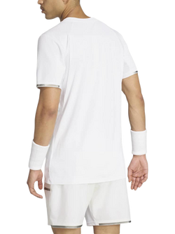 adidas Freelift  V Neck Tennis Top, White - view 2, White