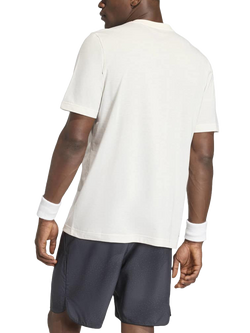 adidas Heritage Graphic Print Crew Neck T-Shirt - view 2, White / Red