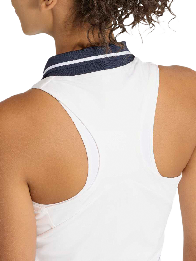 adidas Cropped Tennis Tank Top, White