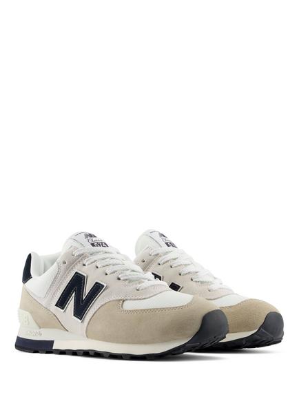 New Balance 574 Trainers, Seasalt Navy - view 2, Seasalt Navy