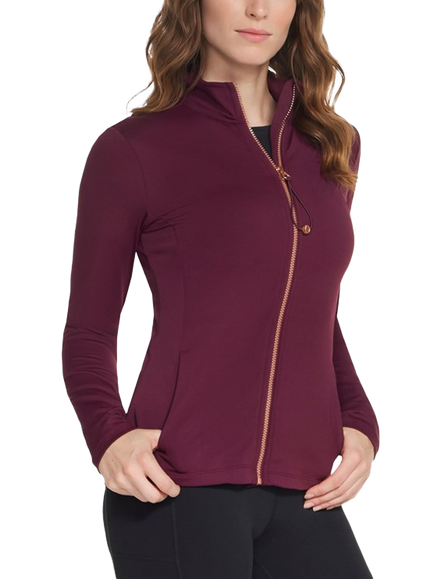 Skechers Goflex Harmony Full Zip Jacket, Burgundy