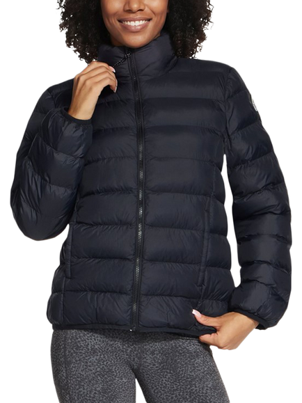 Skechers Go Shield Cosy Fit Puffer Jacket, Black, Black