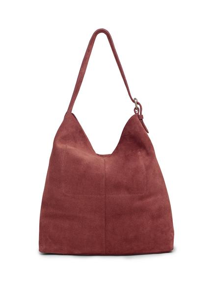 Celtic & Co. Suede Slouchy Shoulder Bag, Russet, Russet