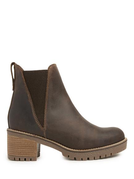 Celtic & Co. Leather Block Heel Chelsea Boots, Tanners Brown, Tanners Brown