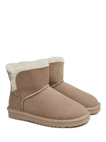 Celtic & Co. Studio Sheepskin Slipper Boots, Camel - view 2, Camel