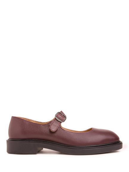 Celtic & Co. Leather Chunky Mary Janes, Burgundy, Burgundy