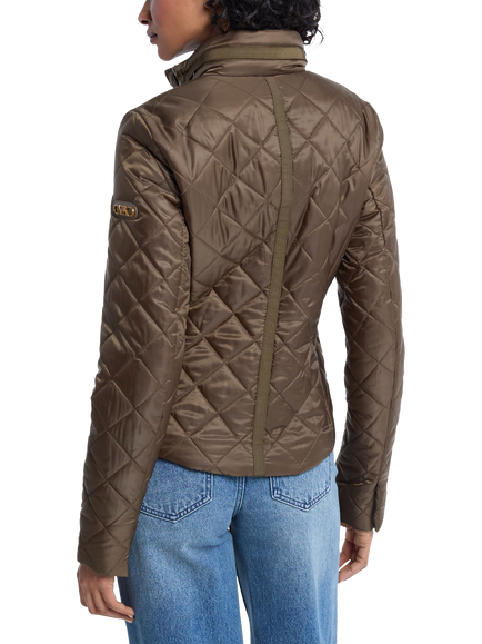 MICHAEL Michael Kors Belted Puffer Jacket, Duffle - view 2, Duffle
