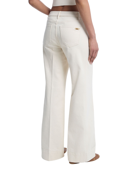 MICHAEL Michael Kors High Rise Bootcut Jeans, White - view 2, White