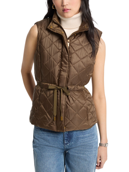 MICHAEL Michael Kors Belted Puffer Gilet, Duffle, Duffle