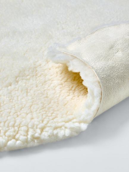 John Lewis New Zealand Curly Sheepskin Rug, Ivory - view 2, Ivory