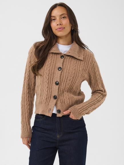Saint Tropez Talma Cardigan, Toasted Coconut, Toasted Coconut Mela