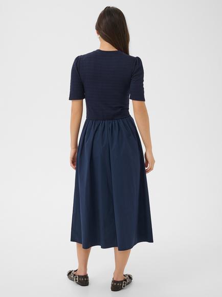 Saint Tropez Lucianasz Short Sleeve Fit & Flare Midi Dress, Night Sky - view 2, Night Sky
