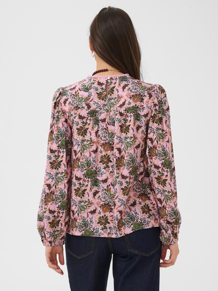 Saint Tropez Teodora Blouse, Mauve - view 2, Mauve