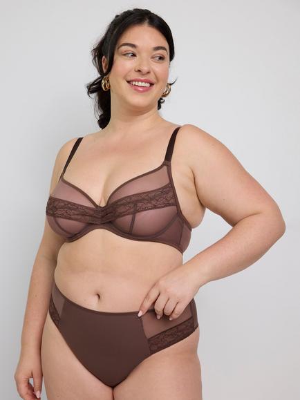 Maison Lejaby Nudite Underwired Bra, Espresso Dust