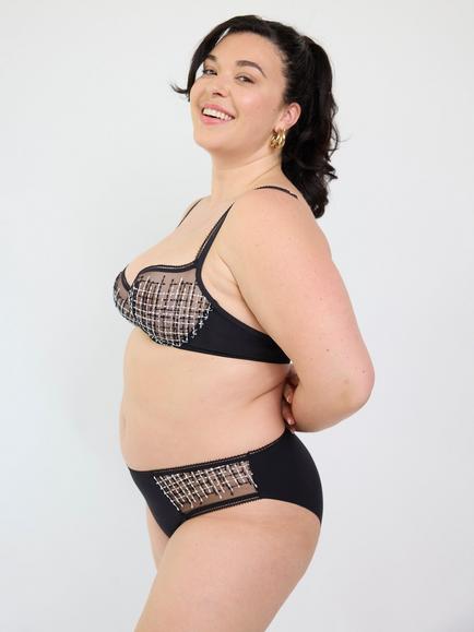 Maison Lejaby Back In Black Knickers, Noir - view 2, Noir