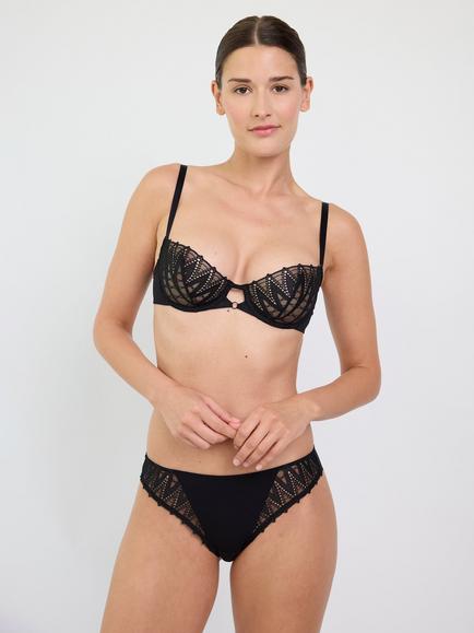 Maison Lejaby Dreamcatcher Bikini Knickers, Noir, Noir