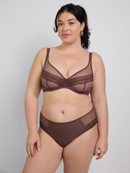 Maison Lejaby Nudite Full Briefs, Espresso Dust