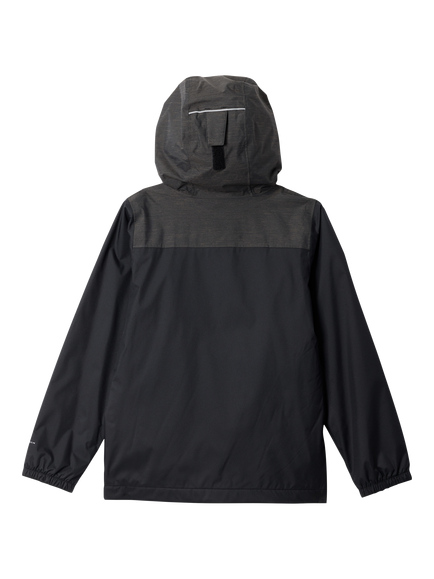 Columbia Kids' Rainy Trails III Waterproof Hooded Jacket, Black - view 2, Black