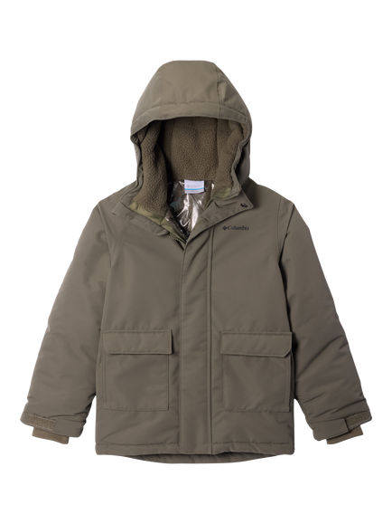 Columbia Kids' Nordic Strider II Waterproof Jacket, Stone Green, Stone Green