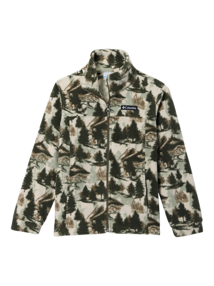 Columbia Kids' Zing III Fleece Jacket, Stone Green, Stone Green