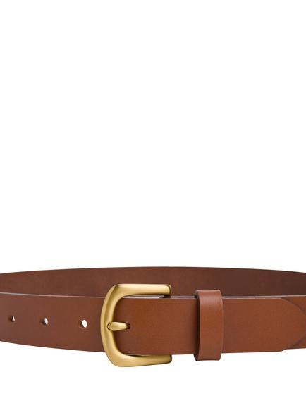 Celtic & Co. Leather Belt, Tan - view 2, Tan