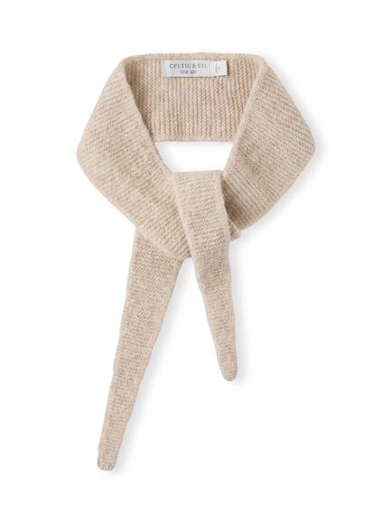 Celtic & Co. Garter Stitch Wool Neck Tie, Oatmeal