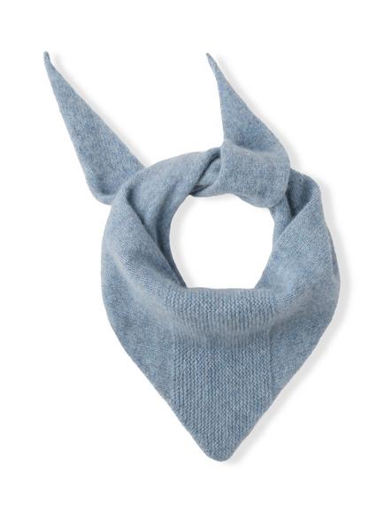 Celtic & Co. Triangle Pure Wool Scarf, Vintage Blue