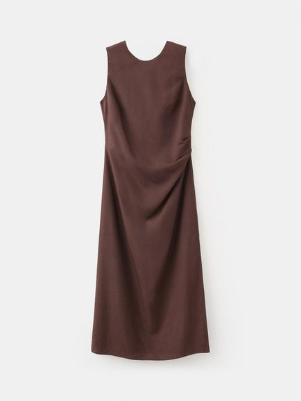 Mango Vestido Juli Sleeveless Midi Dress, Brown