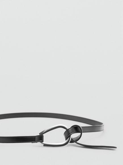 Mango Link Belt, Black - view 2, Black