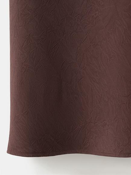 Mango Maxi Slip Dress - view 2, Chocolate