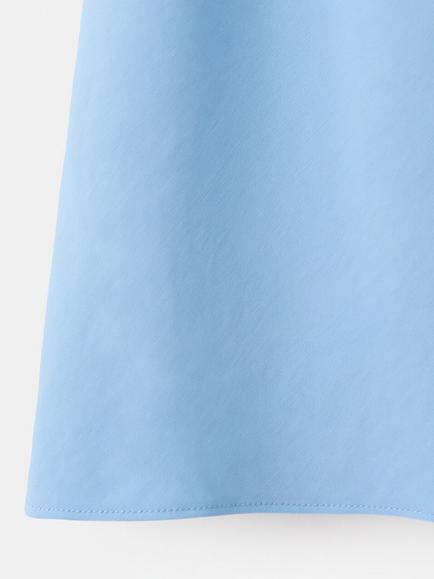 Mango Halterneck Top - view 2, Sky Blue