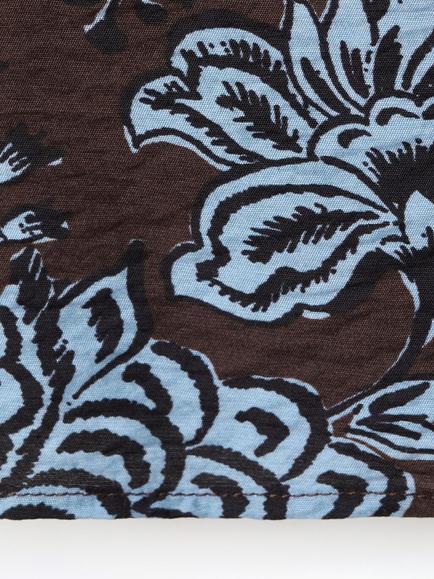 Mango Floral Halterneck Camisole Top, Brown - view 2, Brown