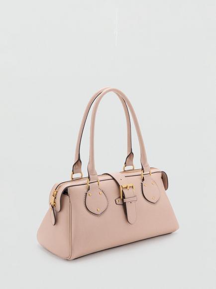Mango Bowling Shoulder Bag, Nude - view 2, Nude