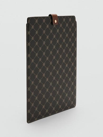 Mango Porta Slim Laptop Sleeve - view 2, Brown
