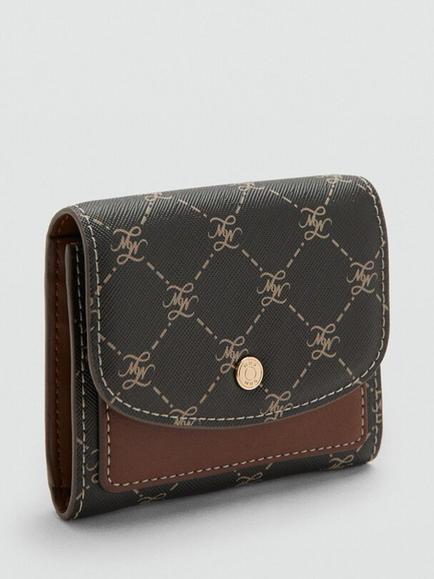 Mango Coin Purse - view 2, Brown