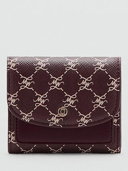 Mango Coin Purse, Bordeaux