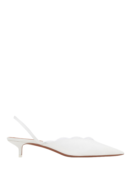 NEOUS Irena Slingback Heeled Pumps, Cream, Cream
