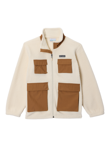 Columbia Kids' Jasper Ridge Fleece, Chalk, Chalk