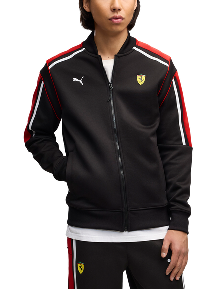 PUMA x Scuderia Ferrari MT7 Track Jacket, Puma Black, Puma Black