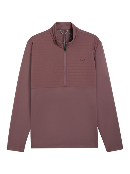 PUMA CLOUDSPUN Tech Hybrid Insulated Golf Jacket, Rich Cocoa, Rich Cocoa