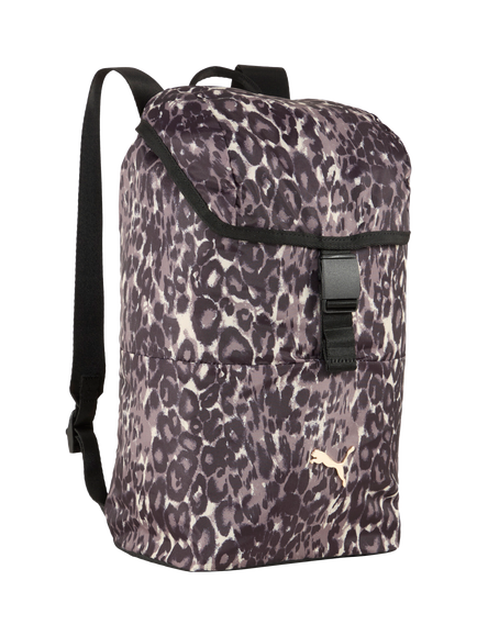 PUMA POP 12.5L Backpack, Black-leopard Aop, Black-leopard Aop