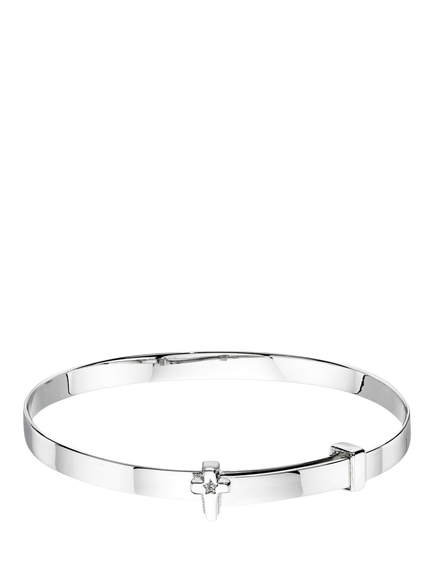 Little Star Kids' Honor Bangle, Silver, Silver