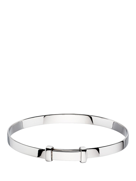 Little Star Baby Cote Bangle, Silver, Silver