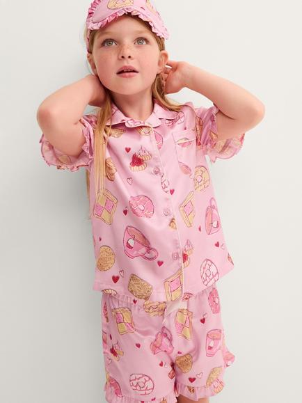 Monsoon Baby Short Pyjama Set, Pink, Pink