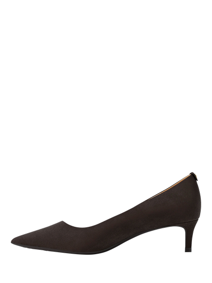 Michael Kors Alina Flex Kitten Heel Court Shoes, Chocolate - view 2, Chocolate