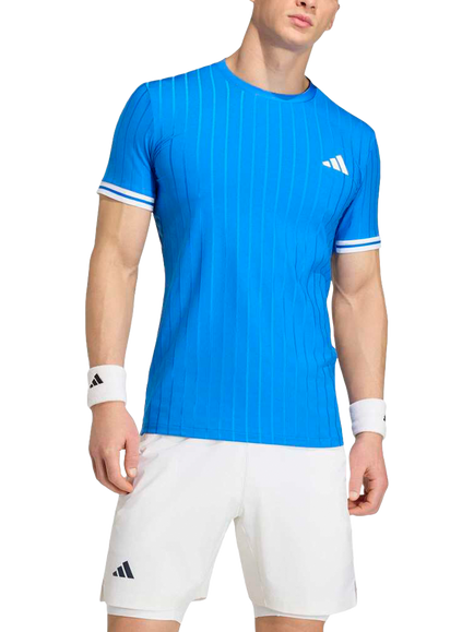 adidas Tennis Freelift T-Shirt, Bright Blue