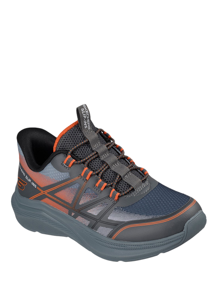Skechers Kids' Microspec Velocity Grid Shift Trainers - view 2, Grey